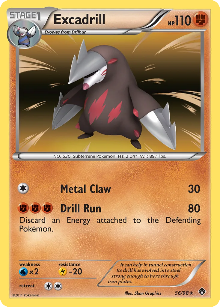 Excadrill, Emerging Powers #56/98