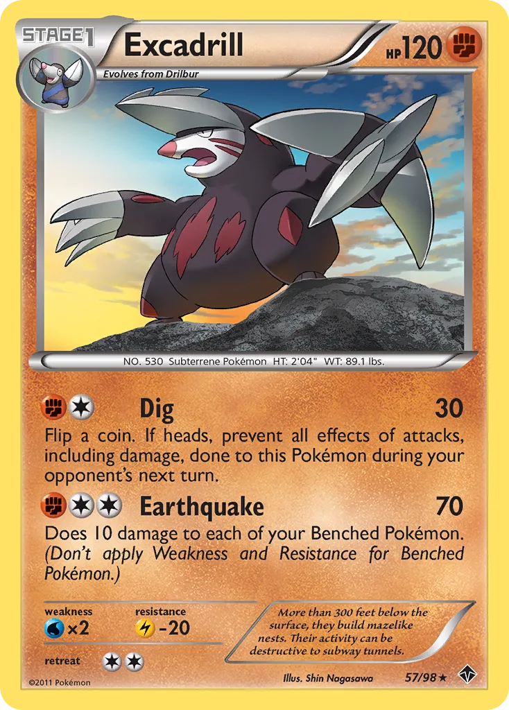 Excadrill, Emerging Powers #57/98
