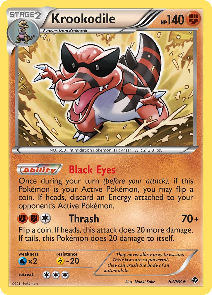 Krookodile, Emerging Powers #62/98