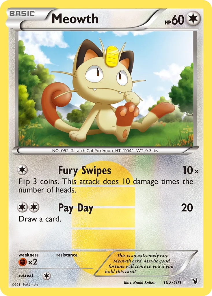 Meowth, Noble Victories #102/101