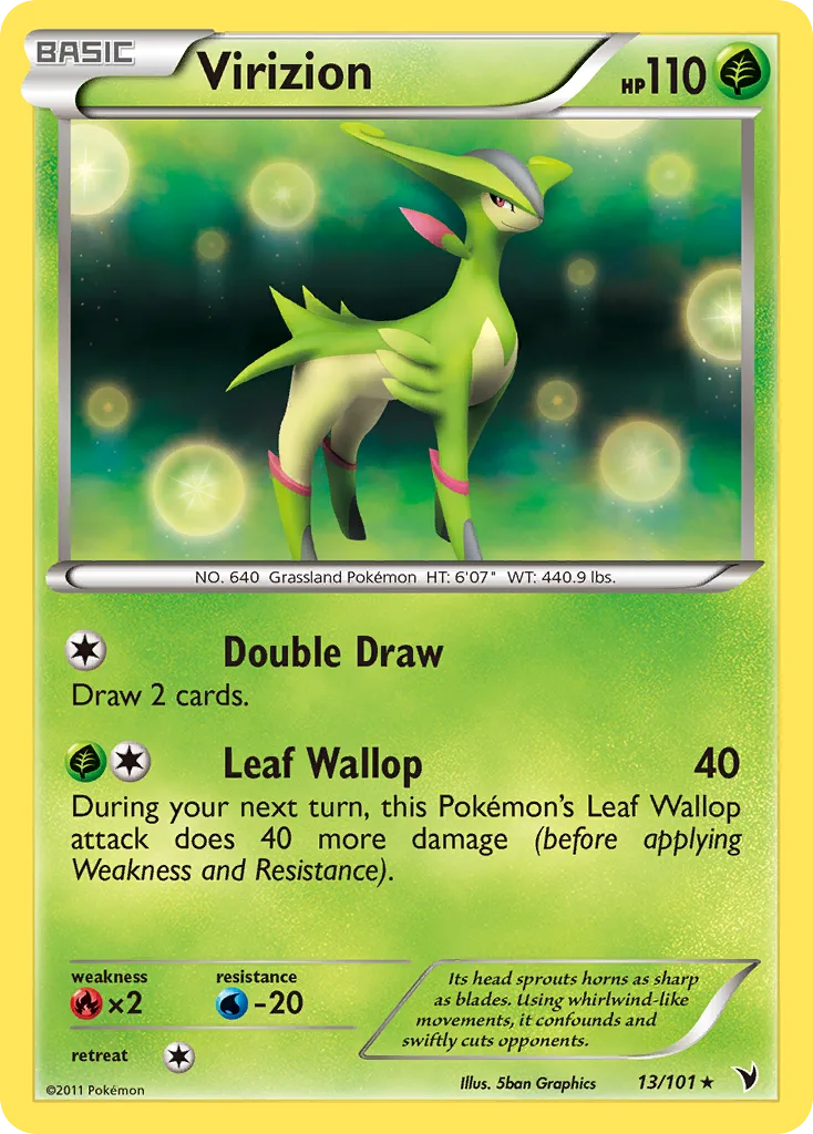 Virizion, Noble Victories #13/101