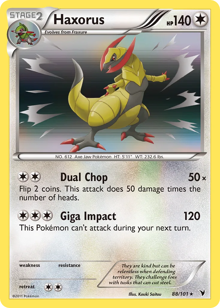 Haxorus, Noble Victories #88/101