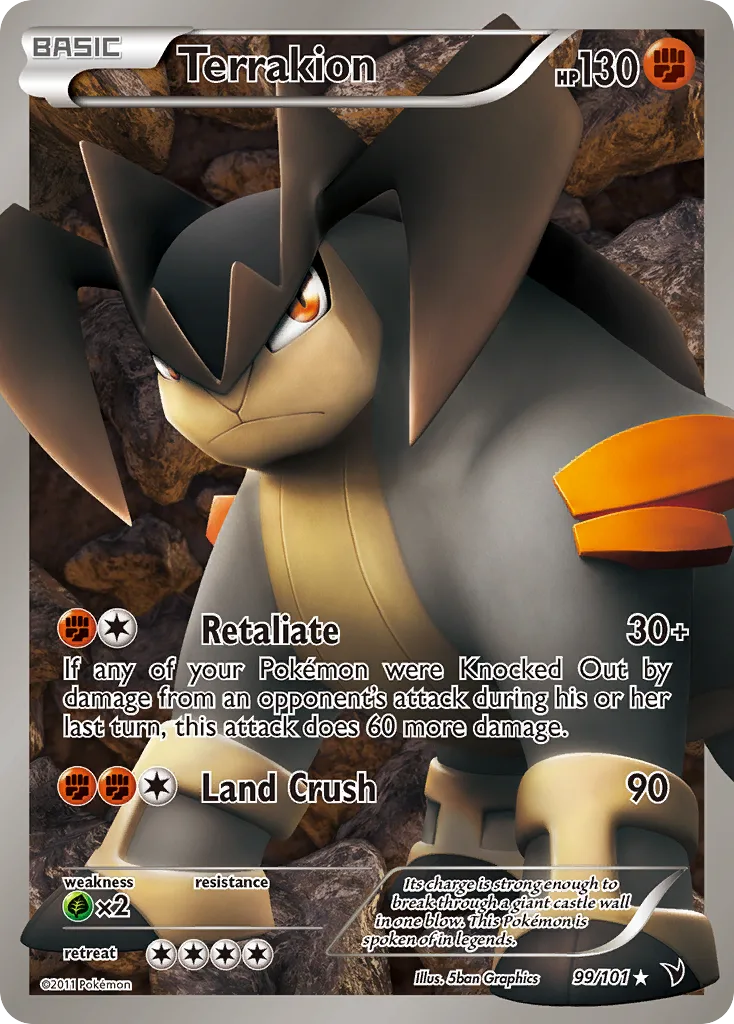 Terrakion, Noble Victories #99/101