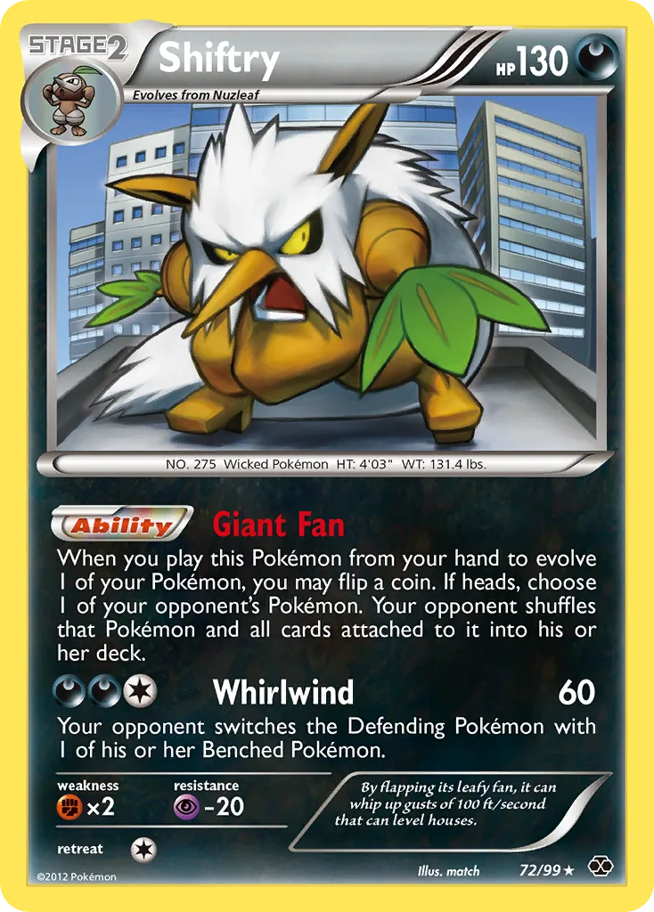 Shiftry, Next Destinies #72/99