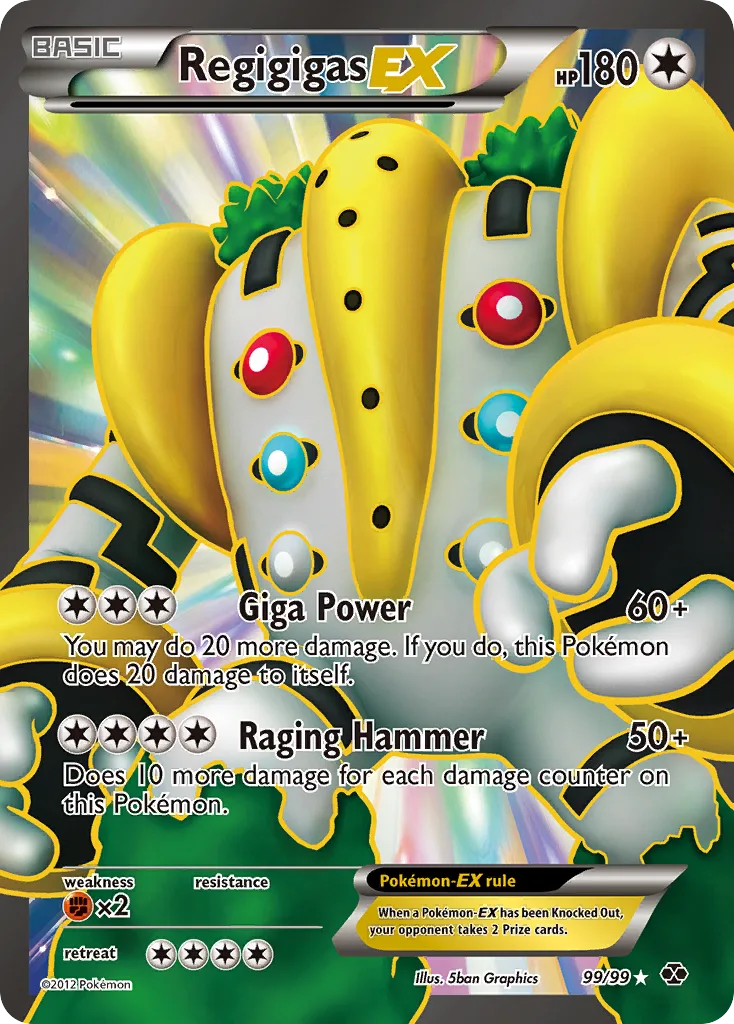Regigigas-EX, Next Destinies #99/99