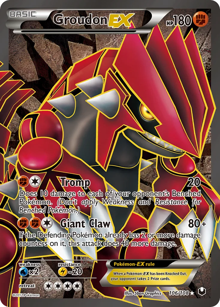 Groudon-EX, Dark Explorers #106/108