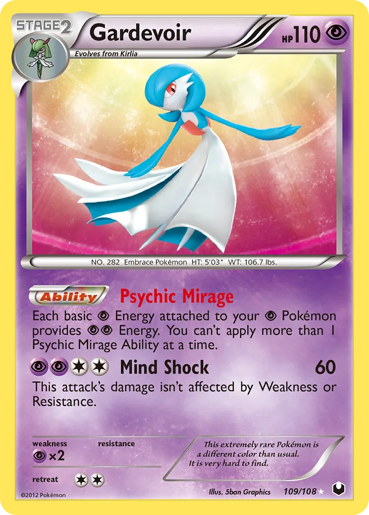 Gardevoir, Dark Explorers #109/108