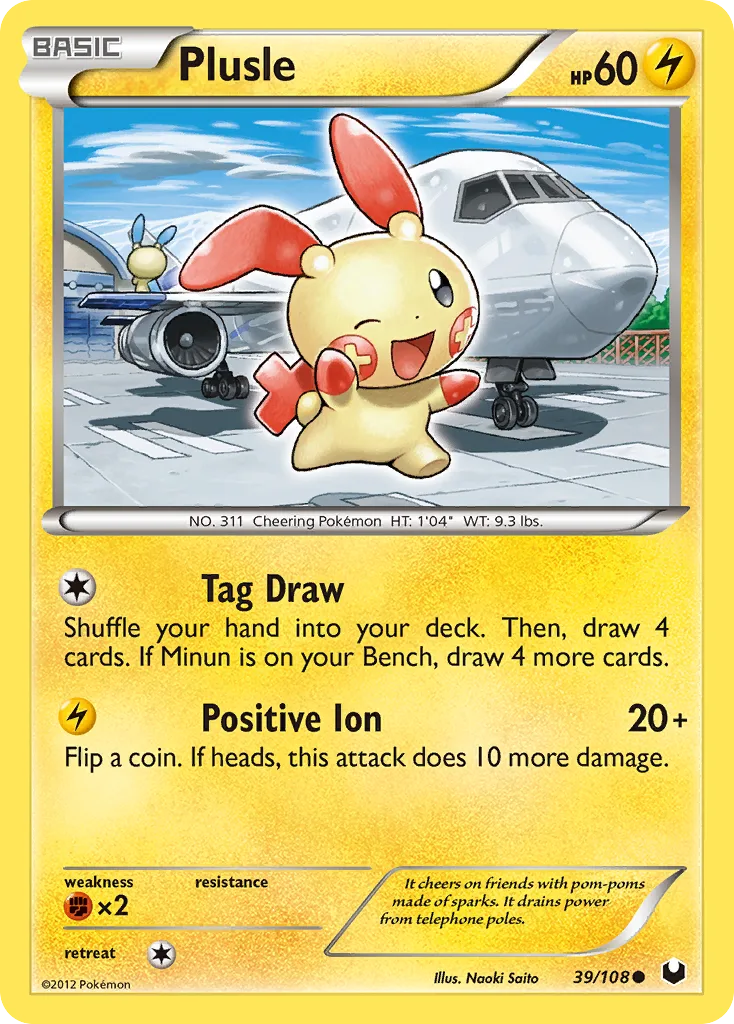 Plusle, Dark Explorers #39/108