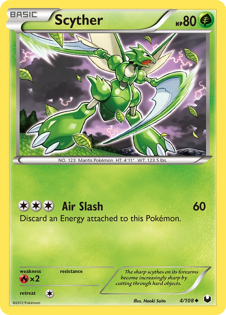 Scyther, Dark Explorers #4/108