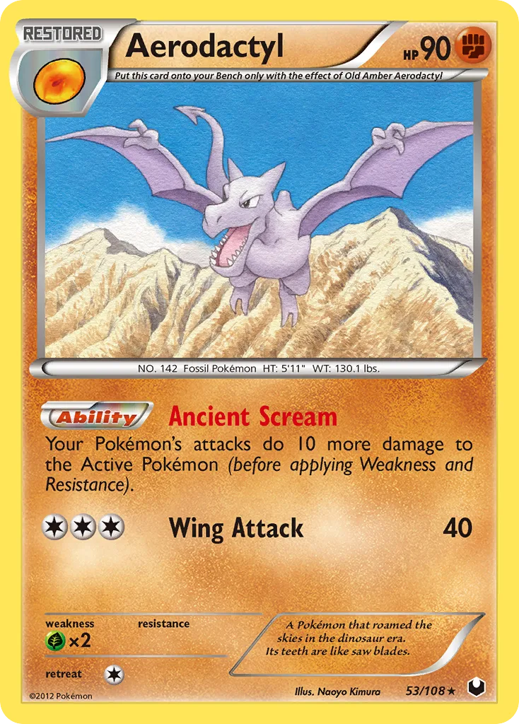 Aerodactyl, Dark Explorers #53/108