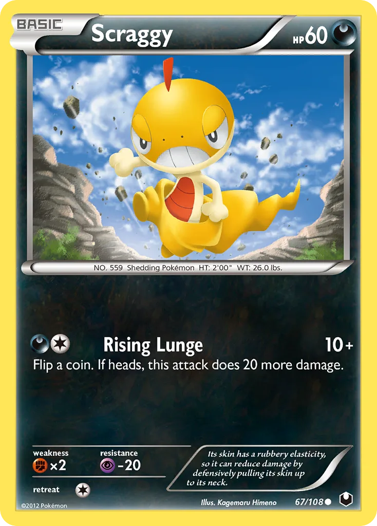 Scraggy, Dark Explorers #67/108
