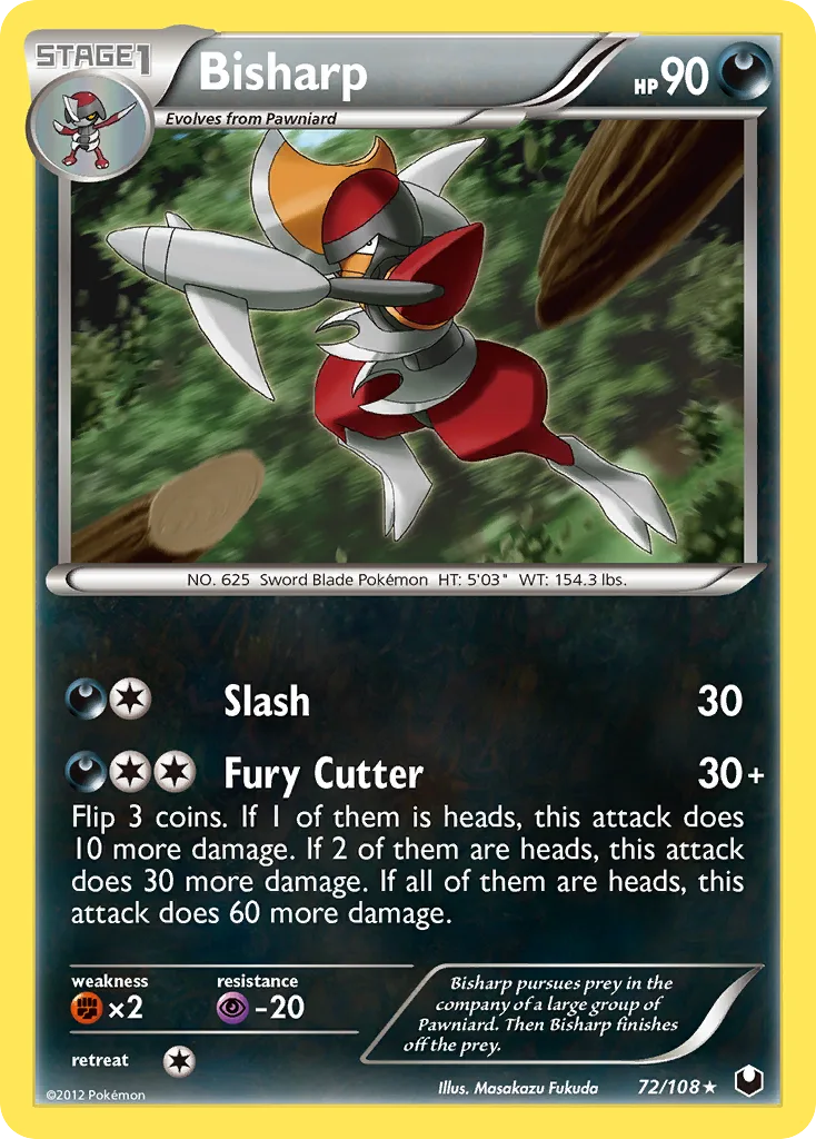 Bisharp, Dark Explorers #72/108