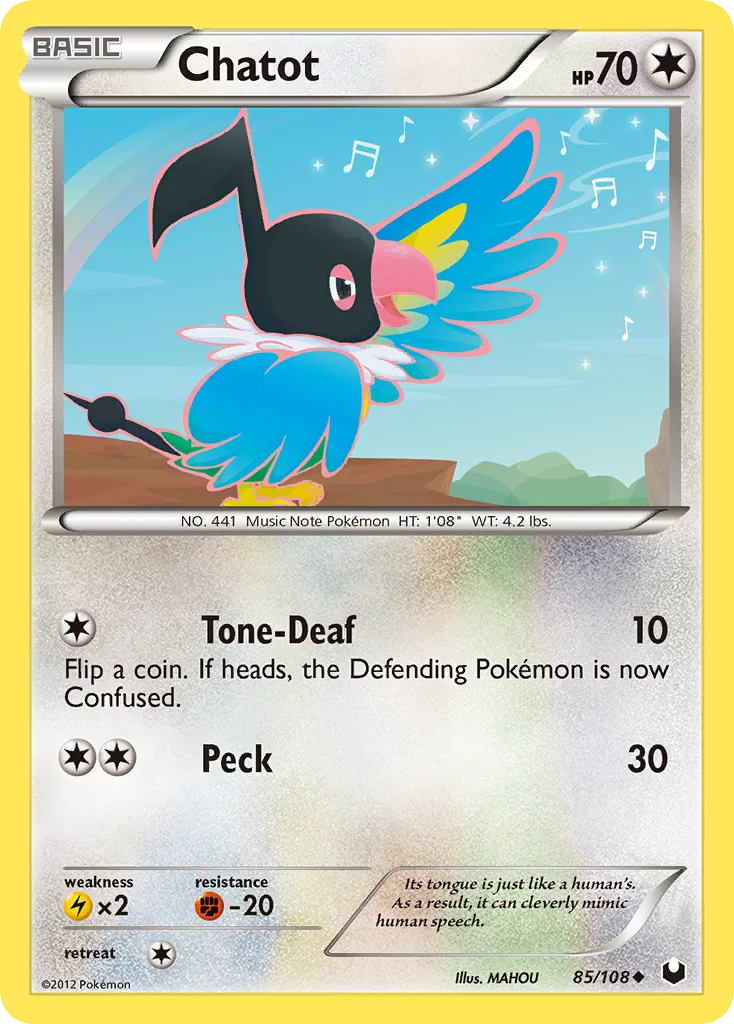 Chatot, Dark Explorers #85/108
