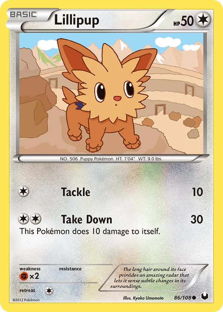 Lillipup, Dark Explorers #86/108
