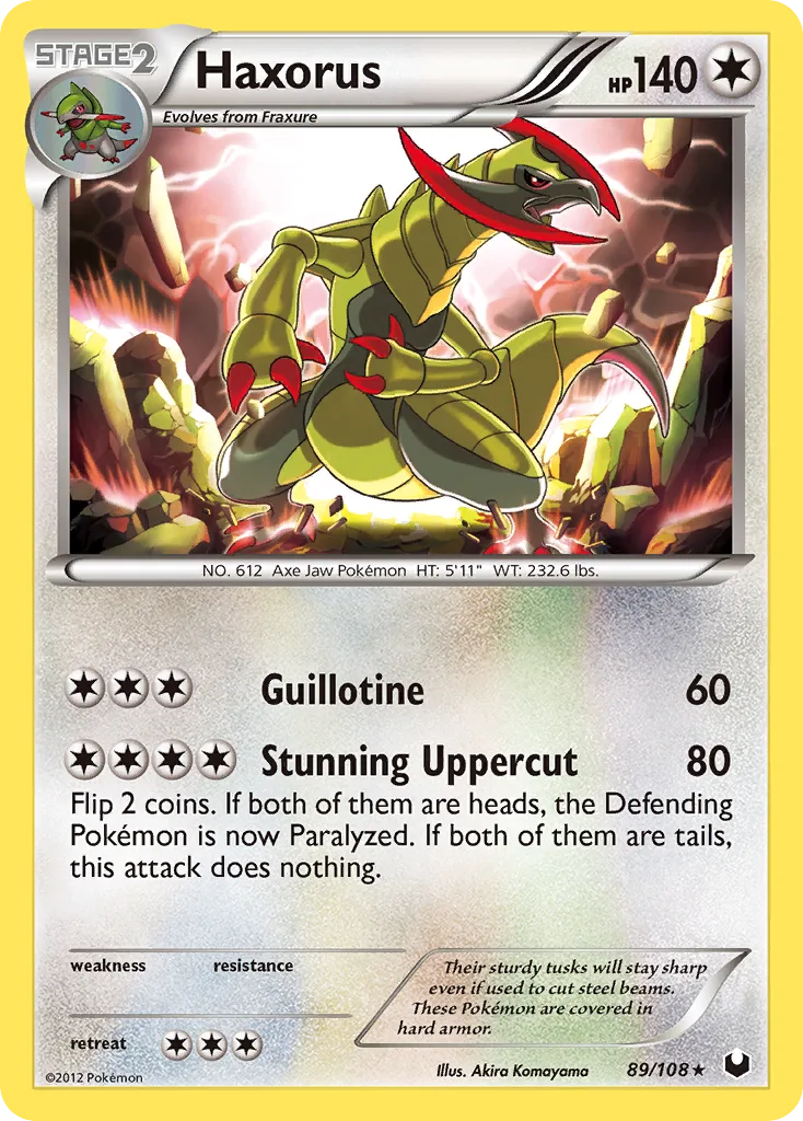 Haxorus, Dark Explorers #89/108