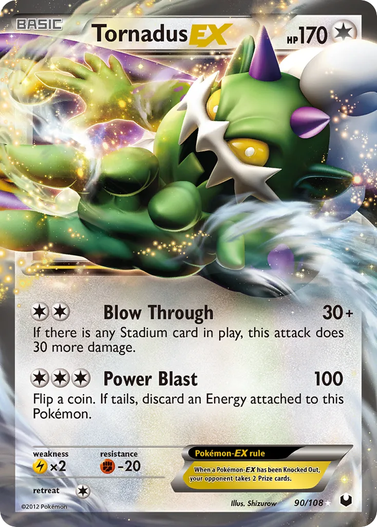 Tornadus-EX, Dark Explorers #90/108