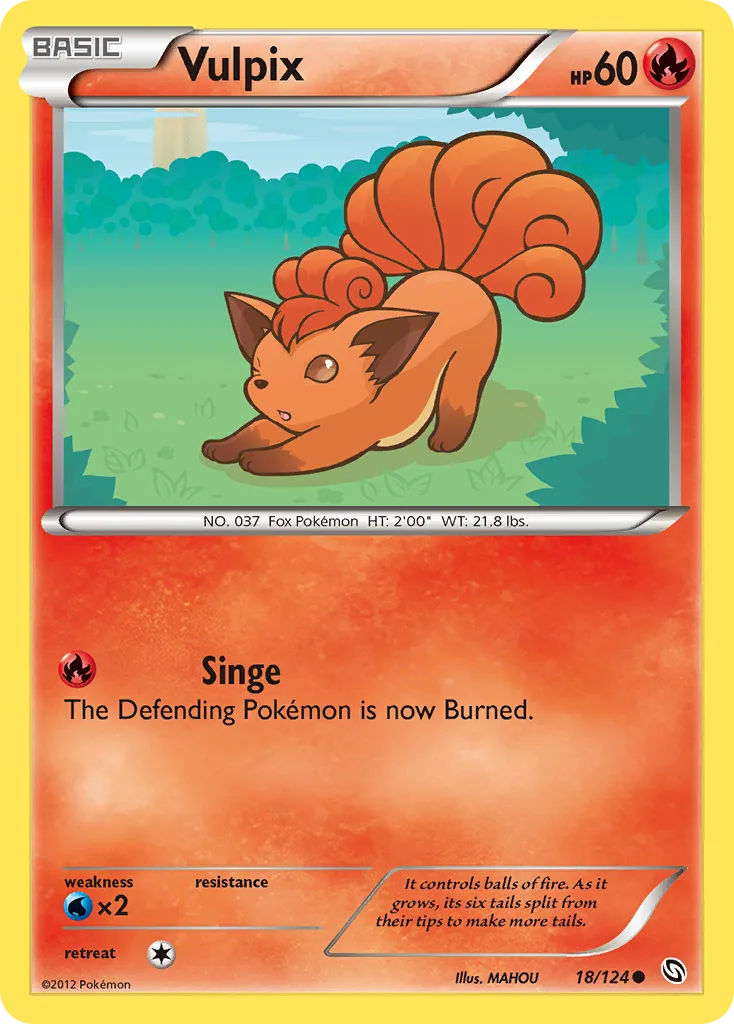 Vulpix, Dragons Exalted #18/124