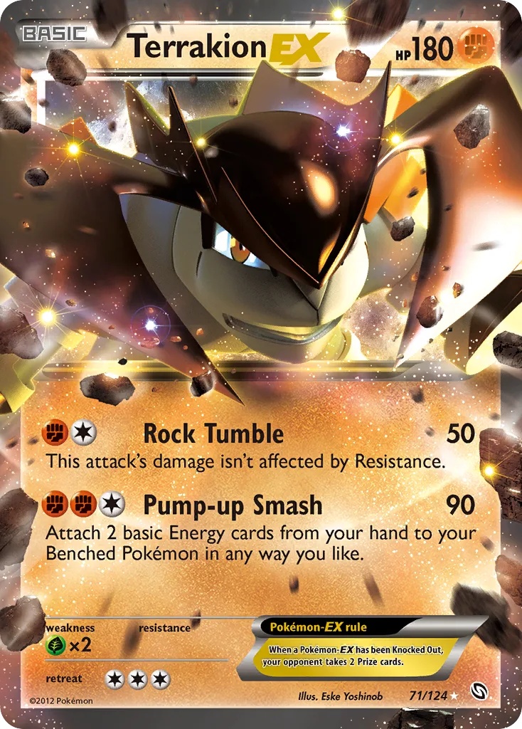 Terrakion-EX, Dragons Exalted #71/124