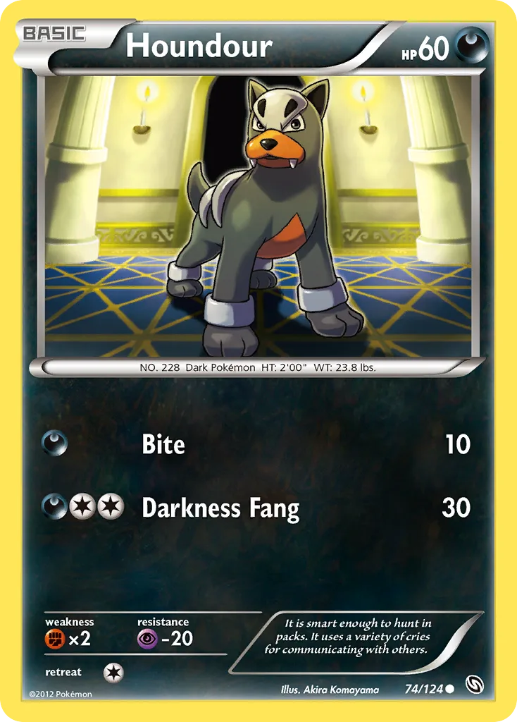 Houndour, Dragons Exalted #74/124