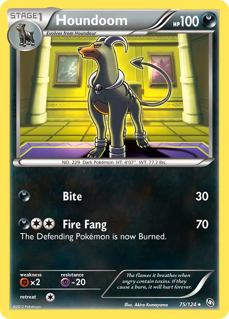 Houndoom, Dragons Exalted #75/124