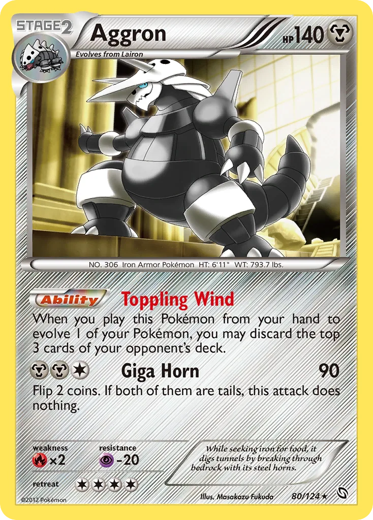 Aggron, Dragons Exalted #80/124