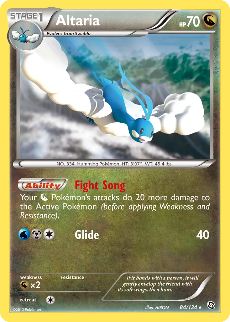 Altaria, Dragons Exalted #84/124