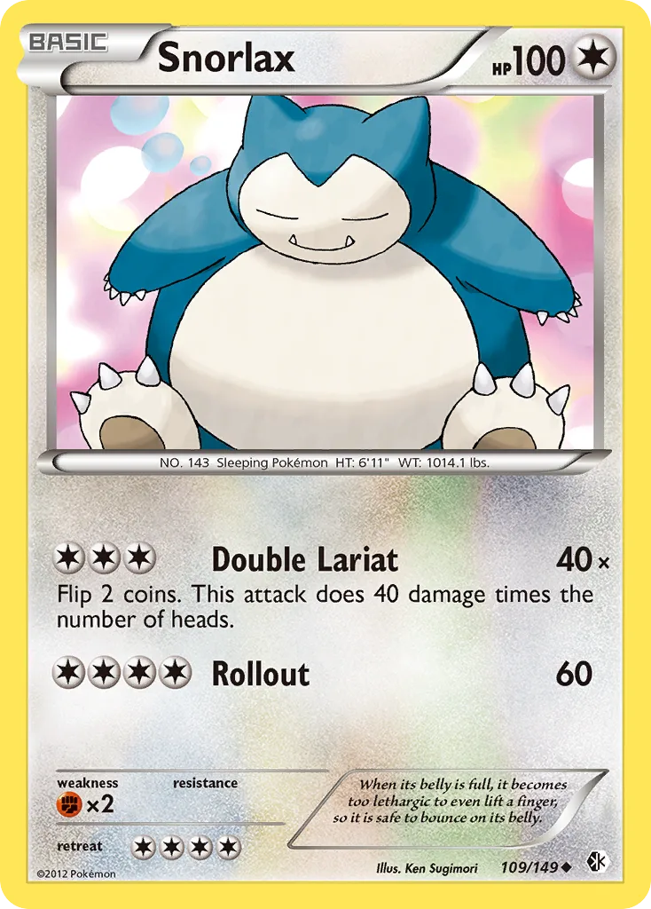 Snorlax, Boundaries Crossed #109/149