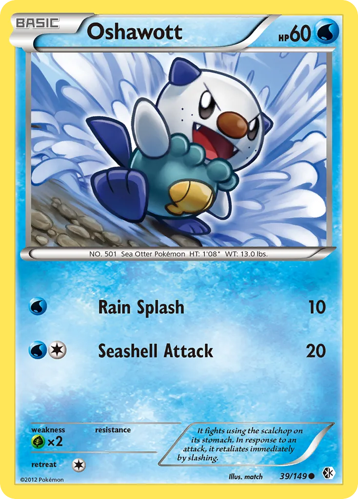 Oshawott, Boundaries Crossed #39/149