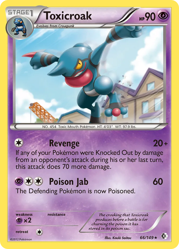 Toxicroak, Boundaries Crossed #66/149