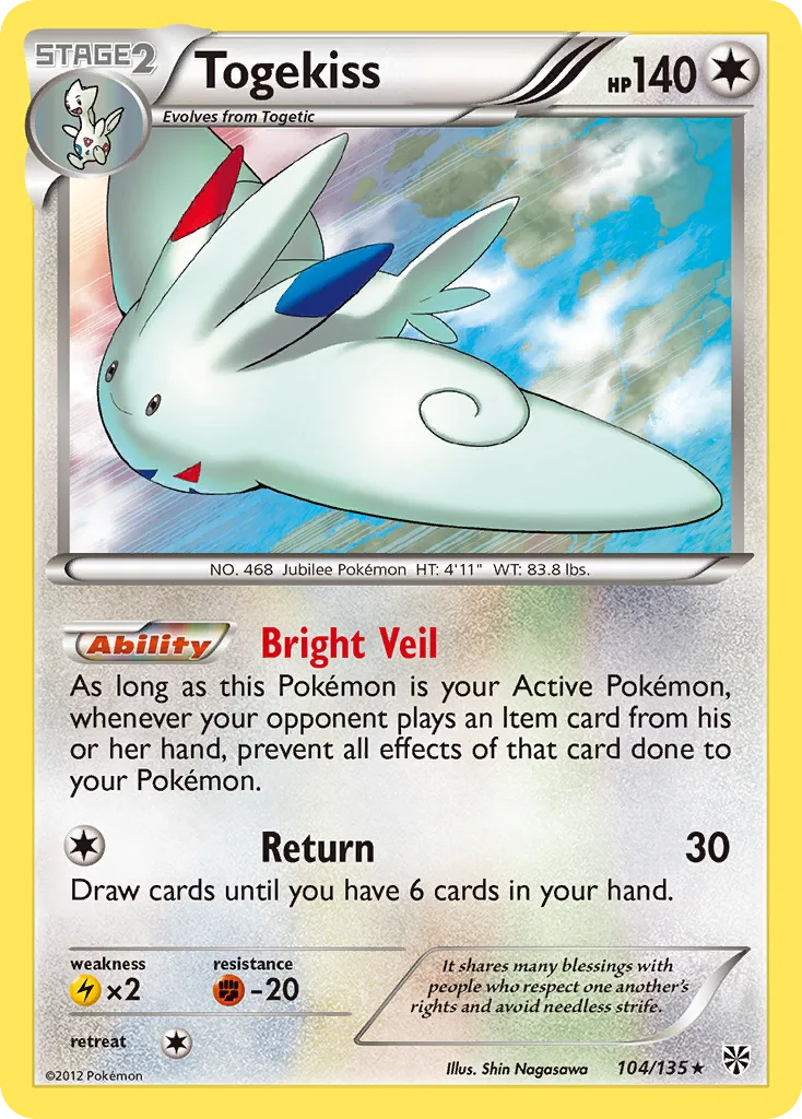 Togekiss, Plasma Storm #104/135
