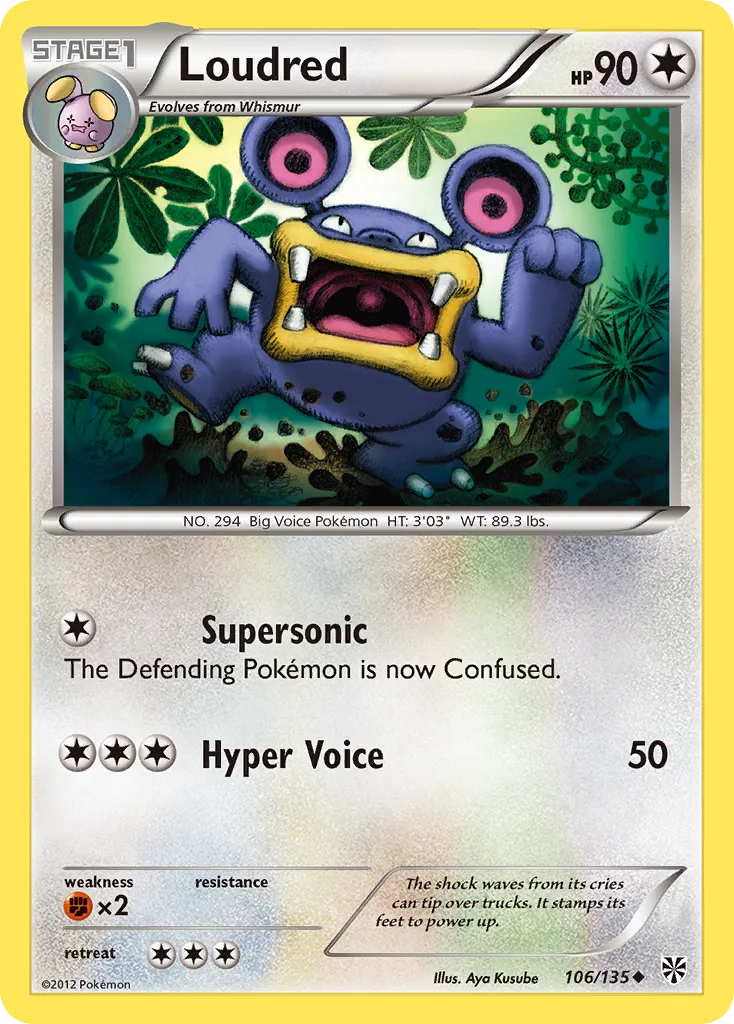 Loudred, Plasma Storm #106/135