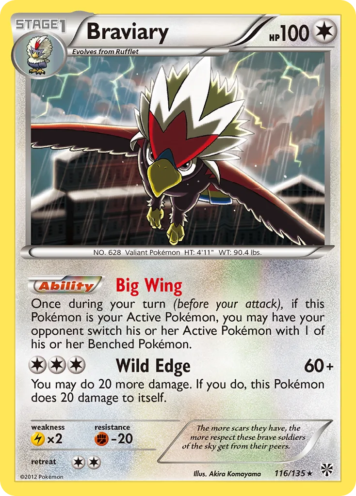 Braviary, Plasma Storm #116/135