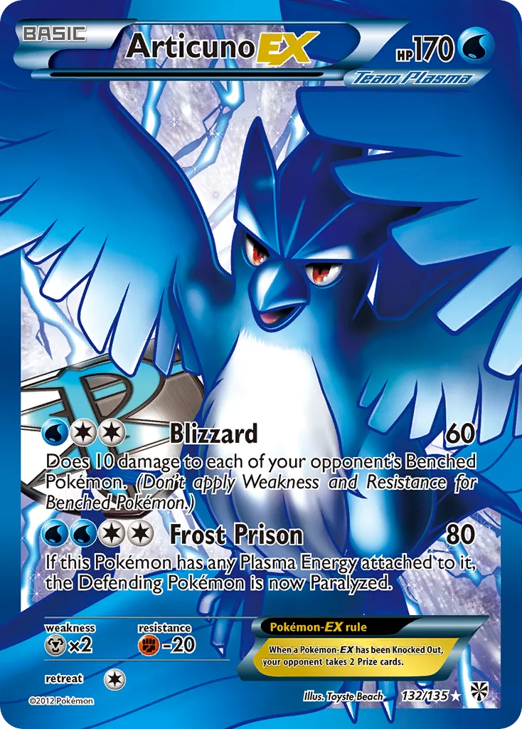 Articuno-EX, Plasma Storm #132/135
