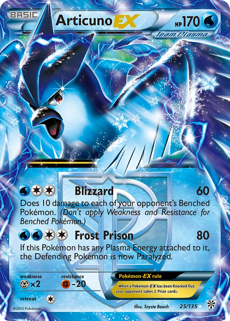 Articuno-EX, Plasma Storm #25/135