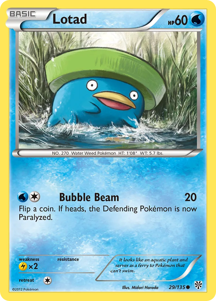 Lotad, Plasma Storm #29/135