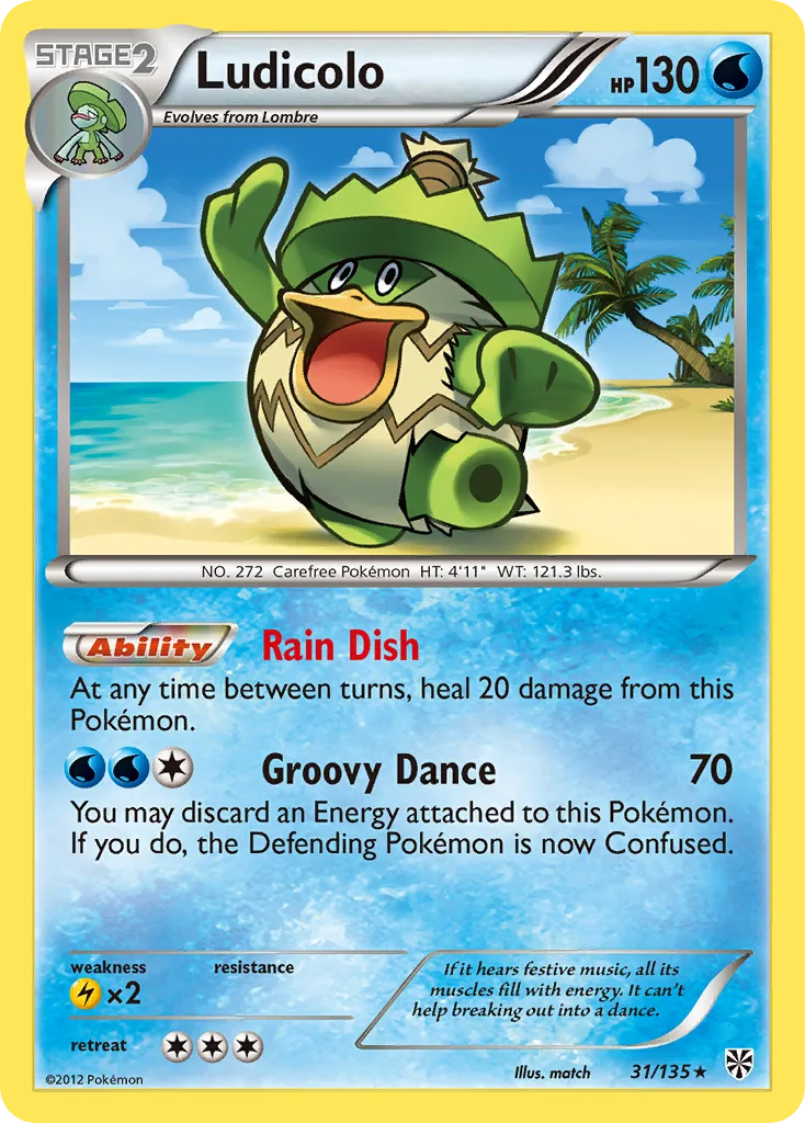 Ludicolo, Plasma Storm #31/135