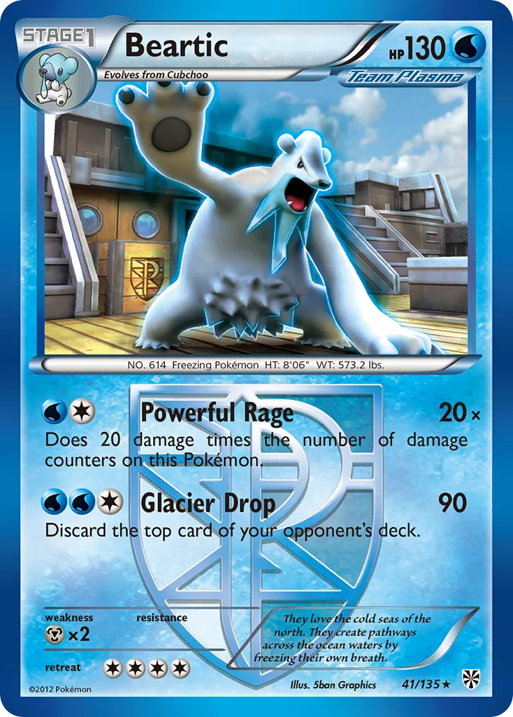Beartic, Plasma Storm #41/135