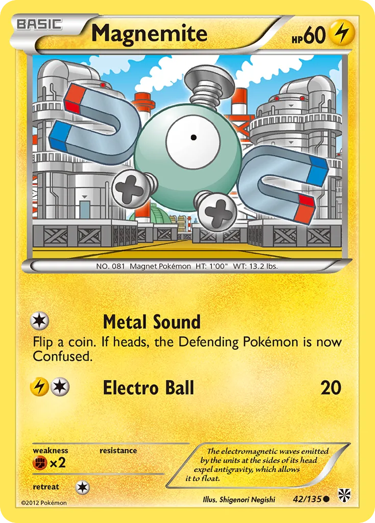 Magnemite, Plasma Storm #42/135