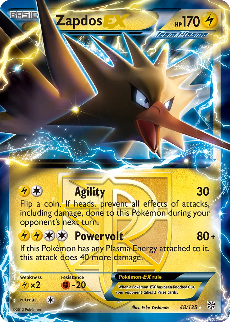 Zapdos-EX, Plasma Storm #48/135