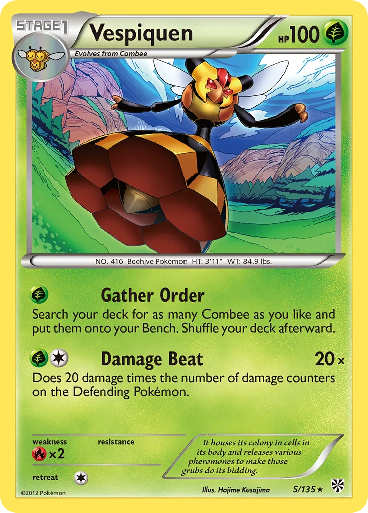 Vespiquen, Plasma Storm #5/135