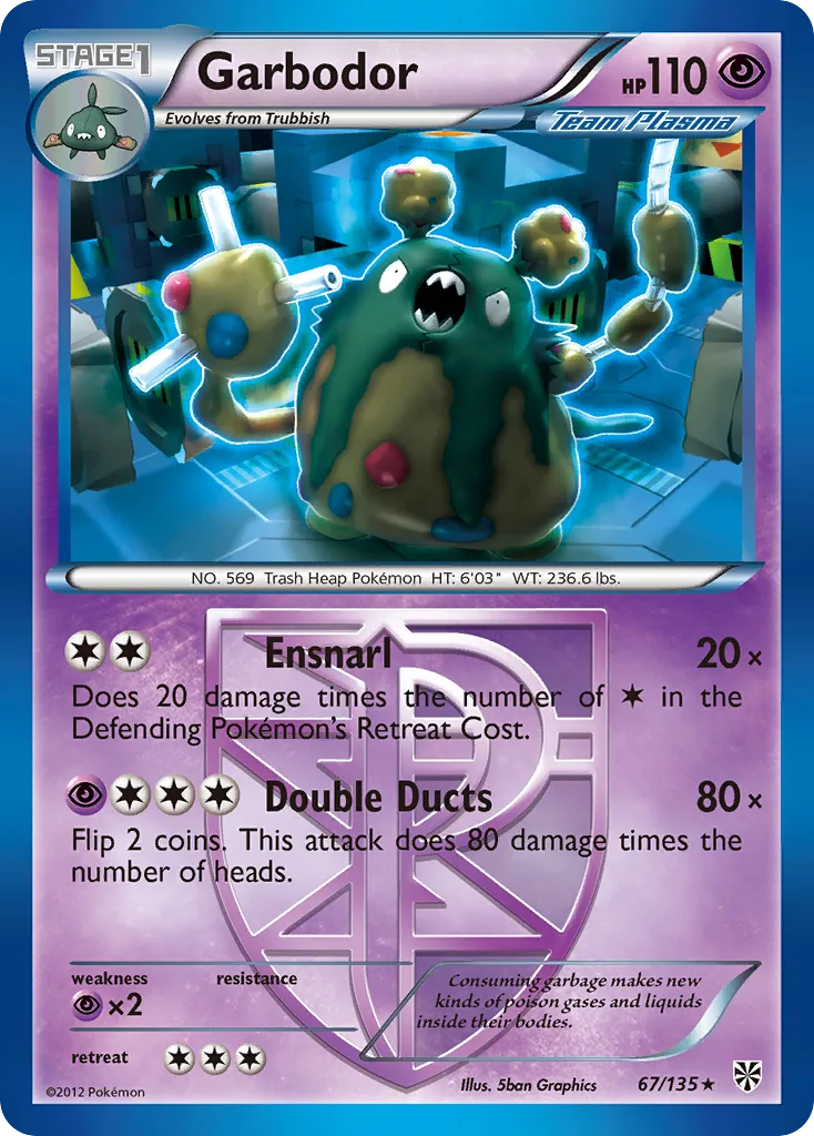 Garbodor, Plasma Storm #67/135