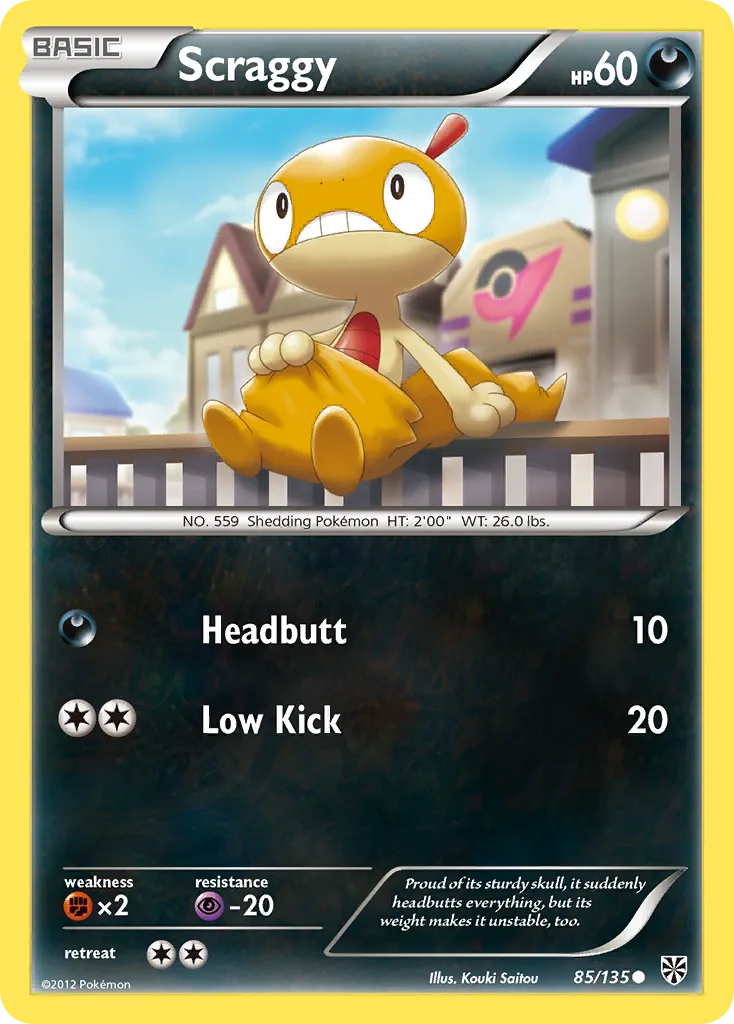 Scraggy, Plasma Storm #85/135