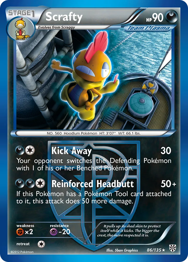 Scrafty, Plasma Storm #86/135