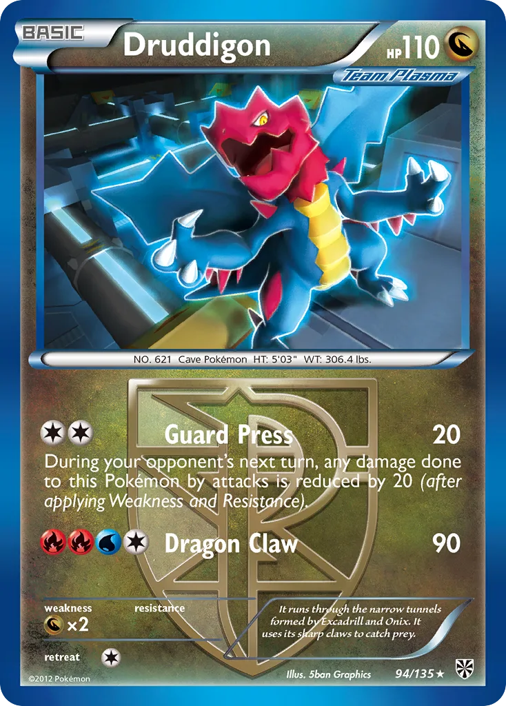 Druddigon, Plasma Storm #94/135