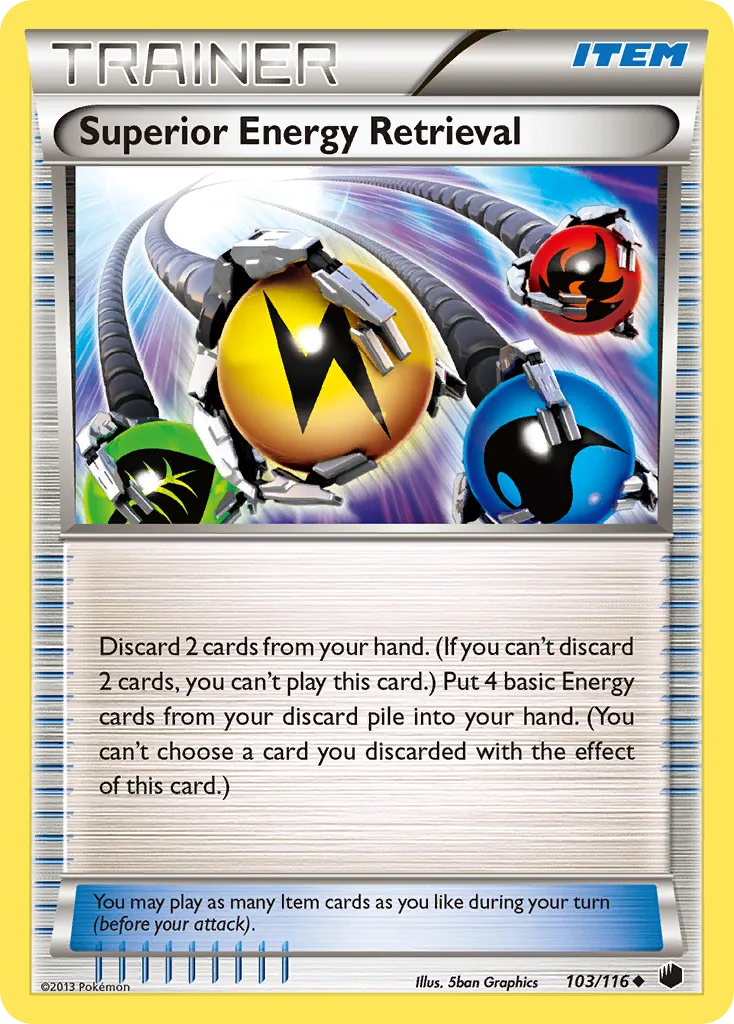 Superior Energy Retrieval, Plasma Freeze #103/116
