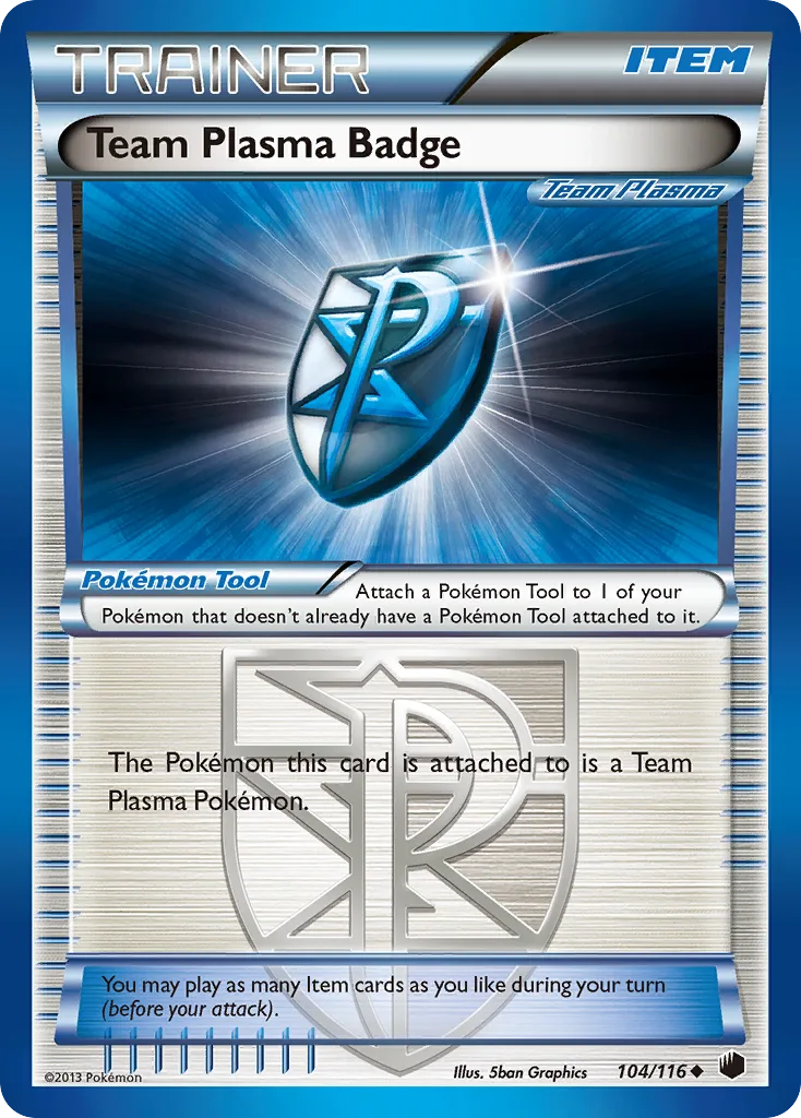 Team Plasma Badge, Plasma Freeze #104/116