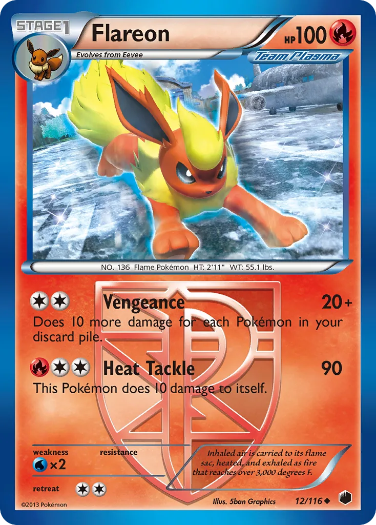 Flareon, Plasma Freeze #12/116