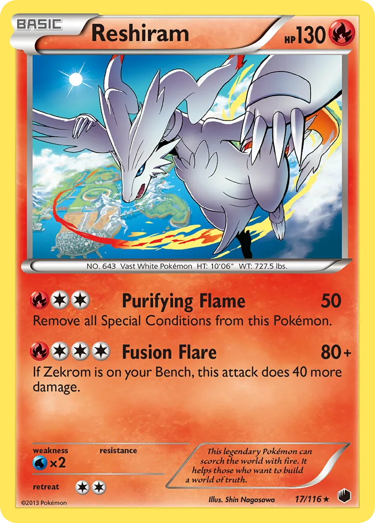 Reshiram, Plasma Freeze #17/116