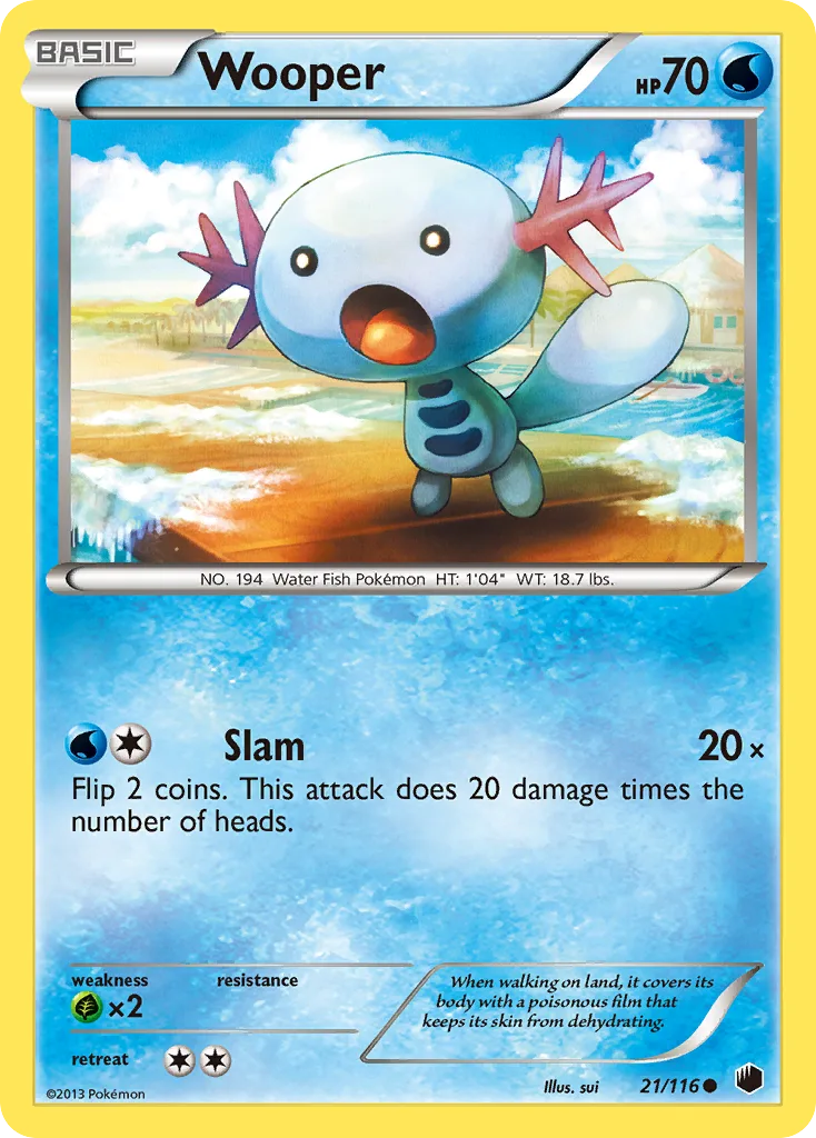 Wooper, Plasma Freeze #21/116