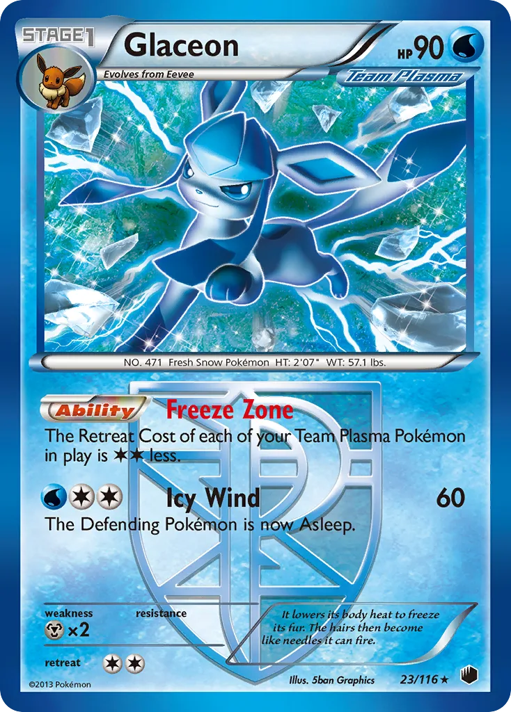 Glaceon, Plasma Freeze #23/116
